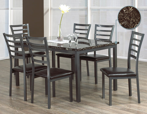MARBALO 6 CHAIR DINING SET