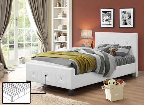 CLASSIC JEWEL FAUX LEATHER BED