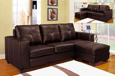 DENISE BROWN SECTIONAL SOFA