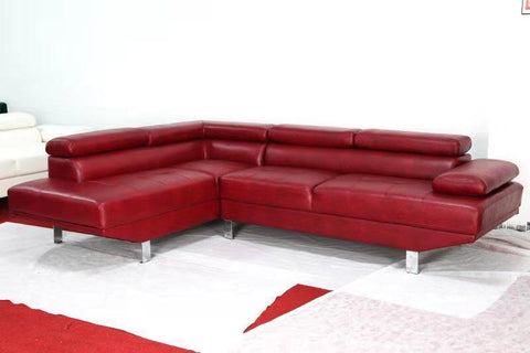 RENAY RED SECTIONAL SOFA