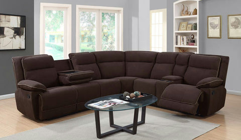 EVELYN BROWN SECTIONAL SOFA