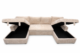 Elina Cream Corduroy Storage Sofa Bed