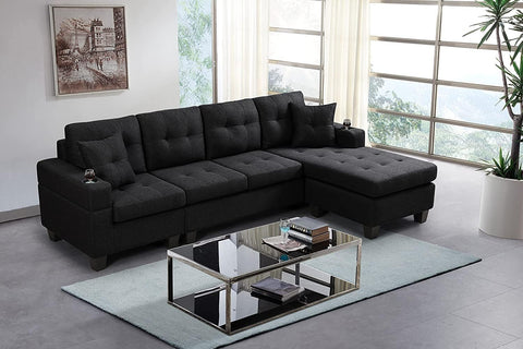 BRIANA DARK SECTIONAL SOFA