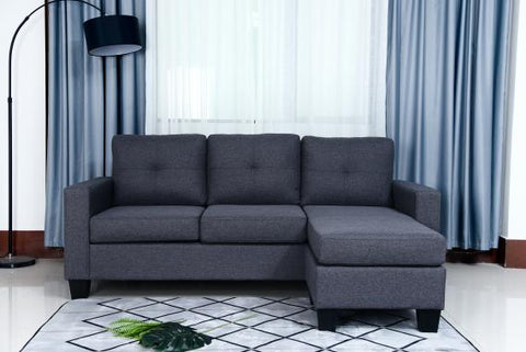 ASPER GREY SECTIONAL SOFA