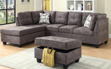 SOPHIE BROWN SECTIONAL COUCH