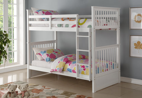 SERENE WHITE BUNK BED