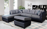 SCARLETT GREY SECTIONAL SOFA