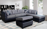 SCARLETT GREY SECTIONAL SOFA