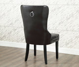 DIANE DARK ACCENT CHAIR(SET OF 2)