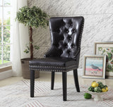 DIANE DARK ACCENT CHAIR(SET OF 2)