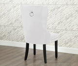 DIANE WHITE ACCENT CHAIR(SET OF 2)