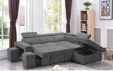 JOANNA GREY SECTIONAL SOFA