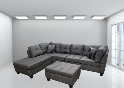 DOLTON GREY SECTIONAL SOFA