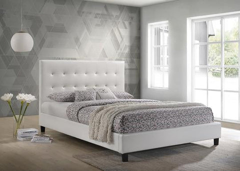 RENAY WHITE PLATFORM BED