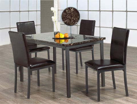 CLAIR MARBLE DINING SET