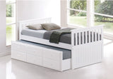 VERSAILLES WHITE TRUNDLE BED