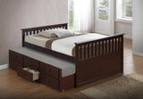 VERSAILLES DARK TRUNDLE BED