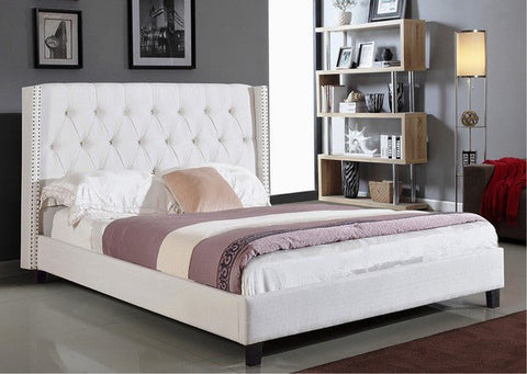 BELLA IVORY PLATFORM BED