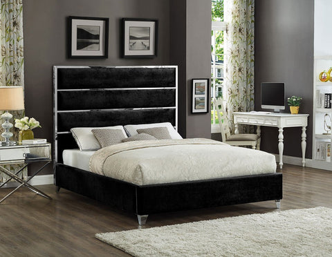 ISABELLA DARK PLATFORM BED