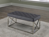 ZENATE VELVET METAL BENCH