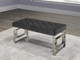 YAZKY SILVER METAL BENCH