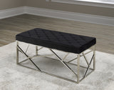 ZACH SILVER METAL BENCH