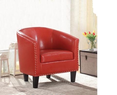 BRUNO RED TUB CHAIR