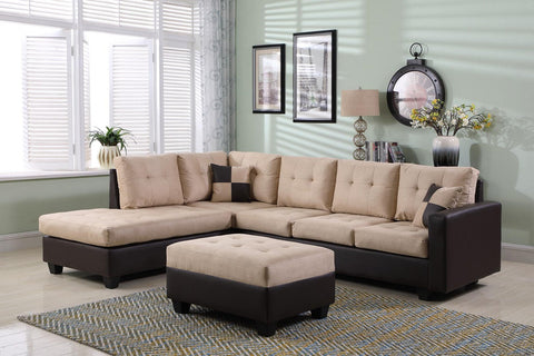 CENOK BEIGE SECTIONAL SOFA