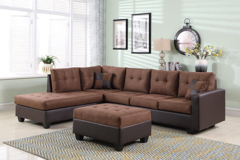 CENOK BROWN SECTIONAL SOFA