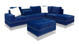 DAHLIA BLUE SECTIONAL SOFA