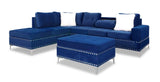 DAHLIA BLUE SECTIONAL SOFA