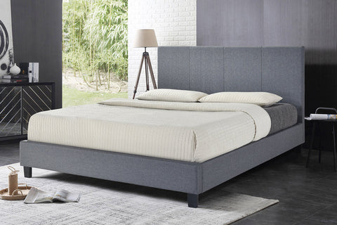 GRIFFITH GREY PLATFORM BED