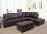 BELLA BROWN SECTIONAL SOFA