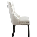 DARLENE CREME ACCENT CHAIR(SET OF 2)
