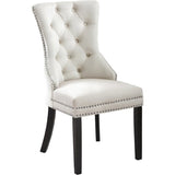 DARLENE CREME ACCENT CHAIR(SET OF 2)