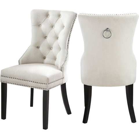 DARLENE CREME ACCENT CHAIR(SET OF 2)