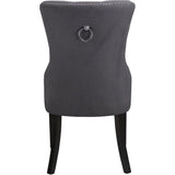 DARLENE GREY ACCENT CHAIR(SET OF 2)