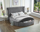 DIANE GREY PLATFORM BED