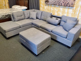 DAELYN GREY SECTIONAL SOFA